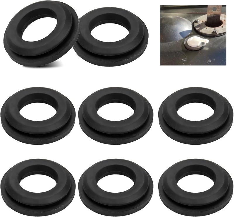 Antrys Fuel Gas Tank Vapor Valve Replacement Seal Grommets F6TZ-9B076-AA for Ford - Bronco, Aerostar, F150, F250, F350 and Mercury Sable, F6TZ9B076AA Ensure the Seal Between the Fuel Vapor Valve-8PCS - Image 1